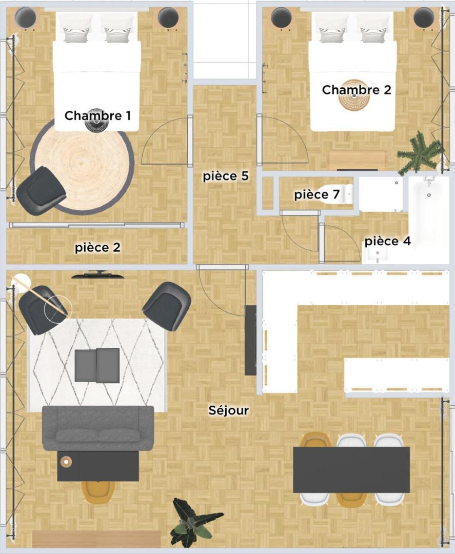 Functional 2 Bedroom Apartment Lille Dış mekan fotoğraf